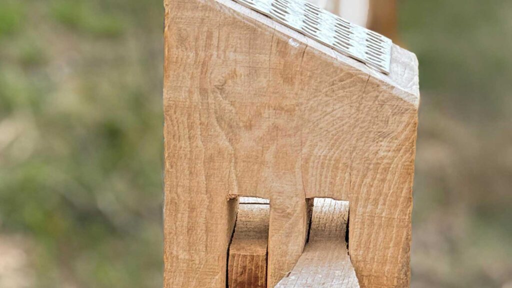 Ranchzaun, Paddockzaun aus Robinienholz (Post-and Rail-Zaun)