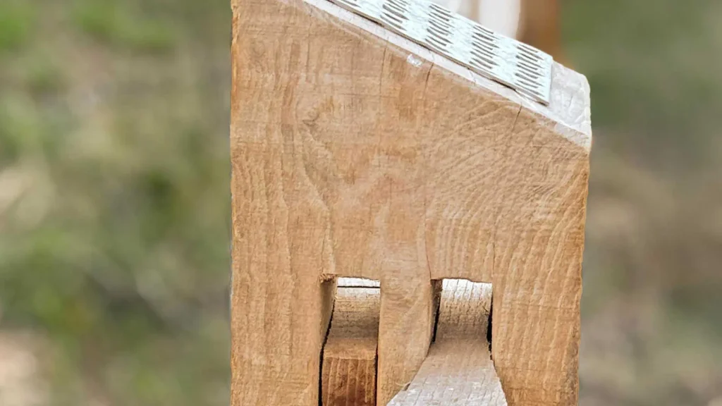 Ranchzaun, Paddockzaun aus Robinienholz (Post-and Rail-Zaun)