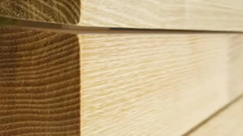 Rhombusleisten aus Robinie keilgezinkt