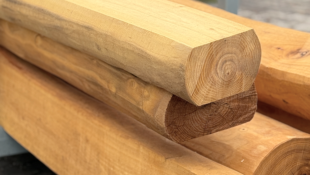 Q Timber Naturschwellen aus Robinie